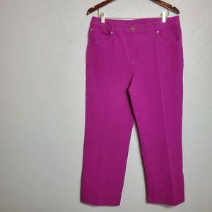 St. John crop skinny leg pants